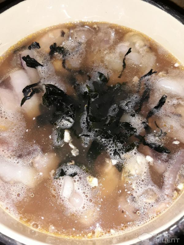 Суп из водорослей фото