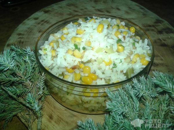 Постные рецепты: салат из риса и овощей