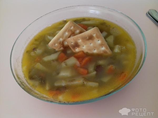 Овощной суп Протеин микс фото