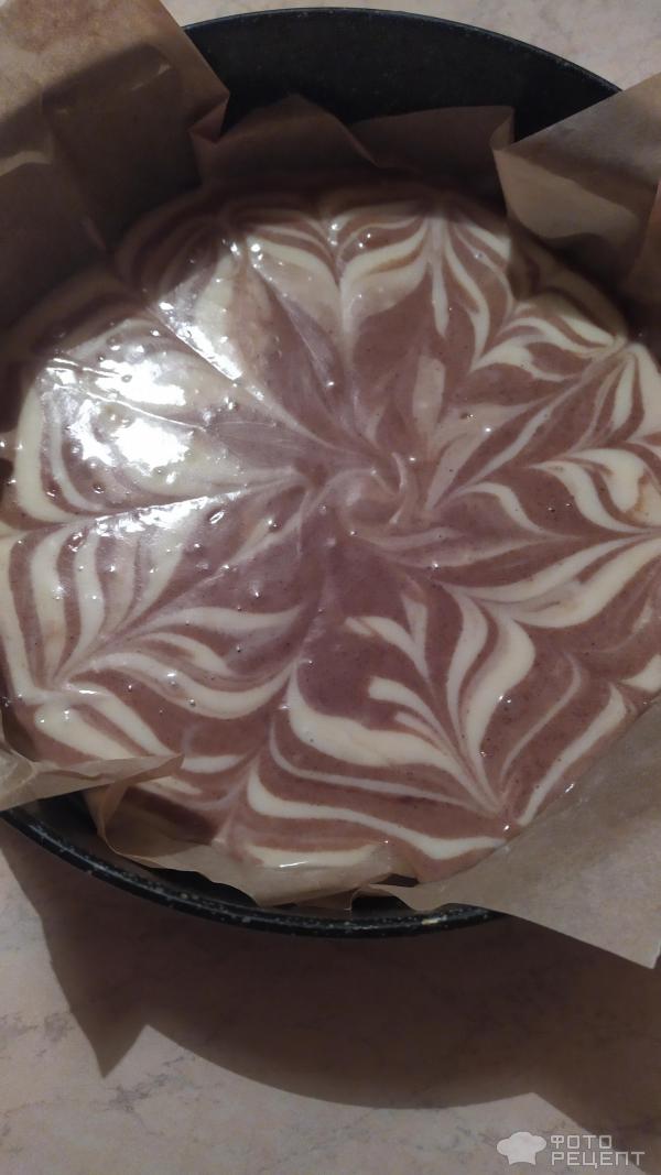 Пирог ванильно- шоколадный фото