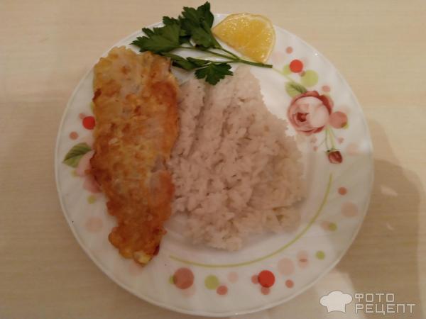 Как приготовить запеченное филе минтая с рисом и овощами