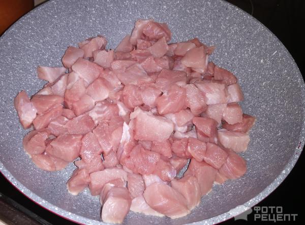 Жаркое со свининой в горшочках фото