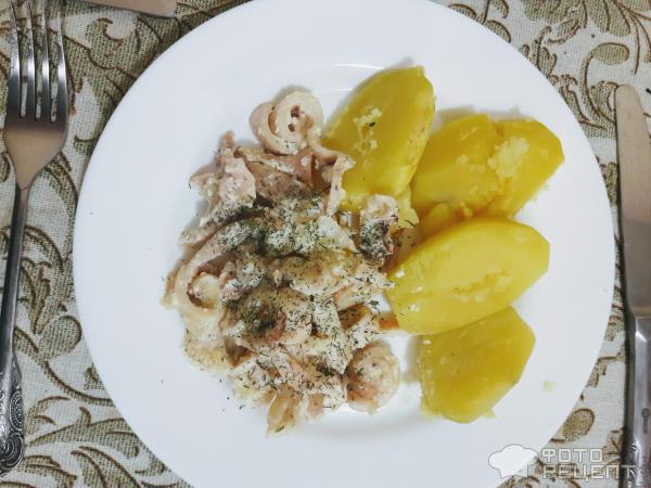 Кальмары с яйцом и луком, пошаговый рецепт на ккал, фото, ингредиенты - Алексей Дыма