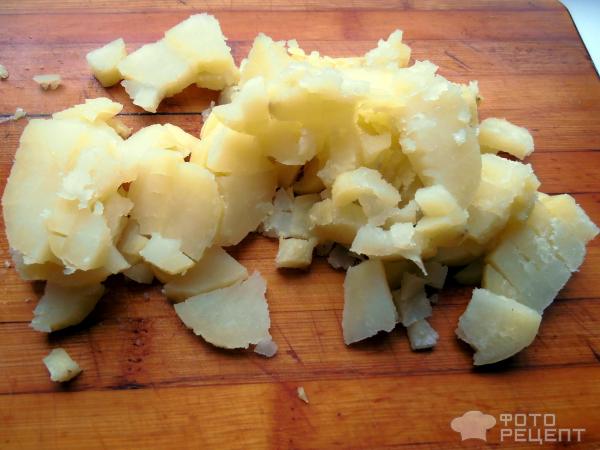 Салат из картофеля с солеными огурцами