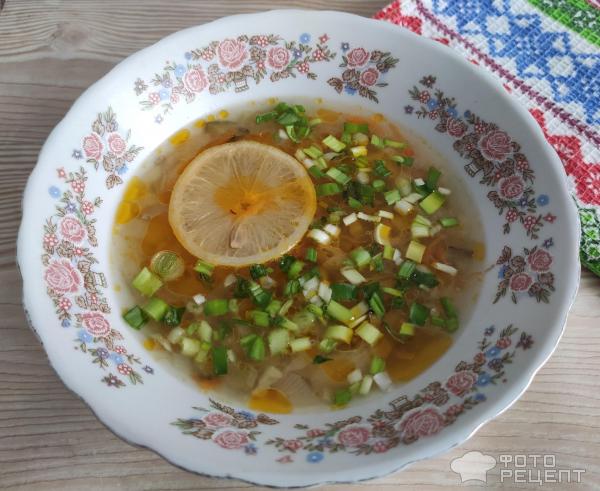 рассольник с капустой