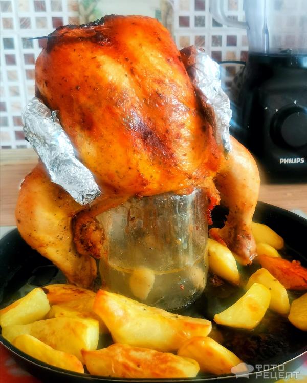 Курица в банке в духовке в собственном соку: пошаговый рецепт
