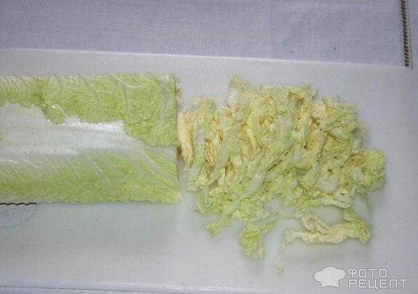 Салат с пикиской капусты фото