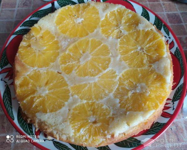 Апельсиновый пирог фото