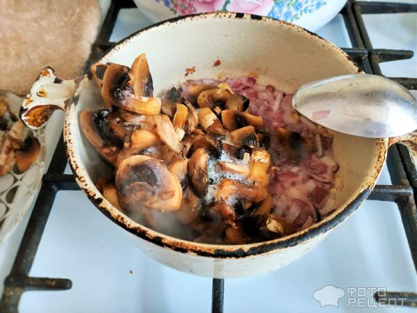 Блинчики с картофелем и грибами фото