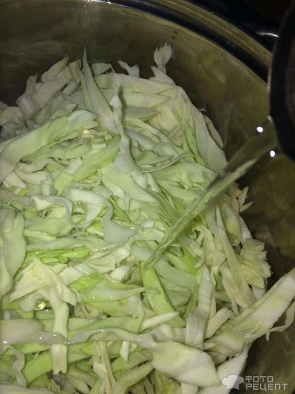 Капуста тушеная с овощами фото