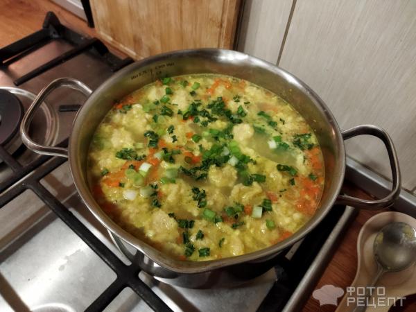 Суп с кукурузной крупой фото