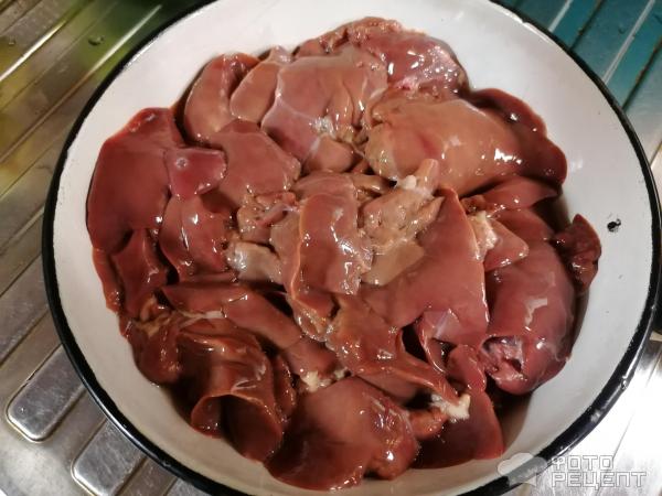 Куриная печень с грибами в сметане - пошаговый рецепт с фото