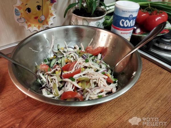 Овощной салат Ассорти фото