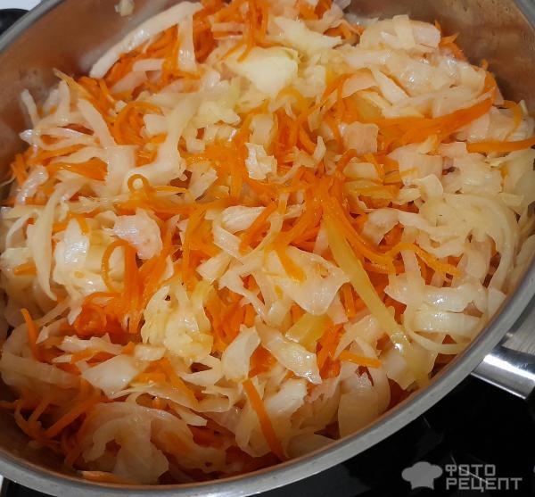 Капуста тушеная с овощами фото