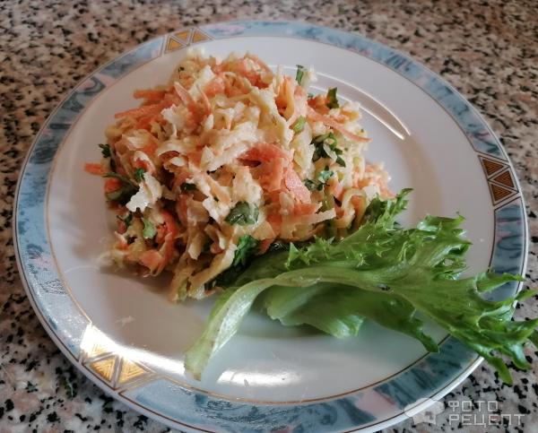 Салат из зеленой редьки, вкусных рецептов с фото Алимеро