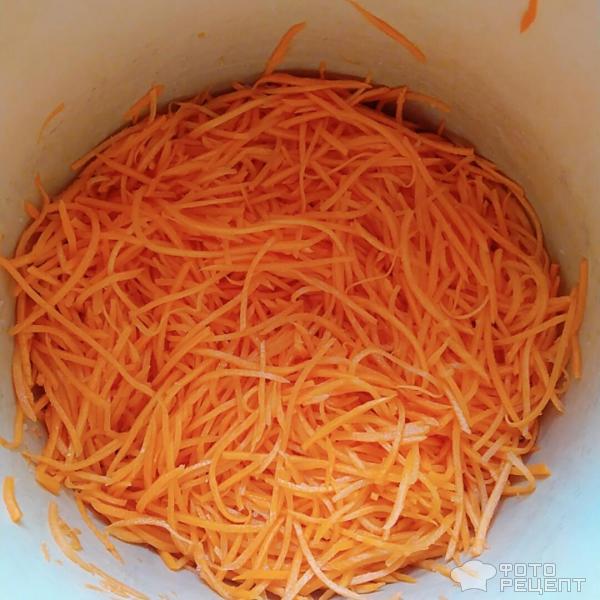 Натёртая морковь