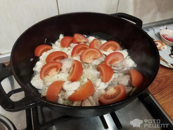 Жаркое с курицей и овощами фото