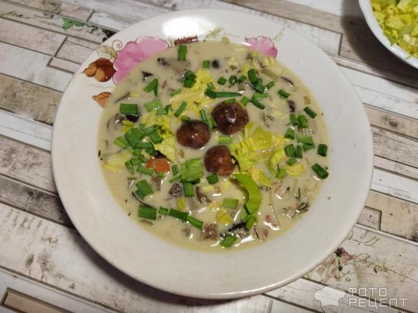Суп из морского коктейля: с креветками, мидиями, кальмаром, осьминожками