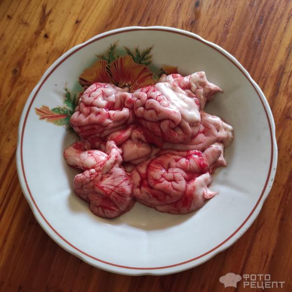 Мозги свиные жареные фото