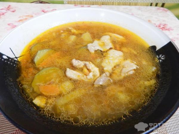Вьетнамский суп фо-га с курицей