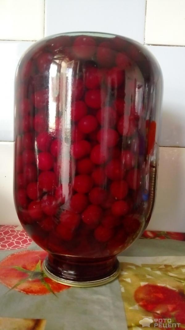 Компот из вишни фото