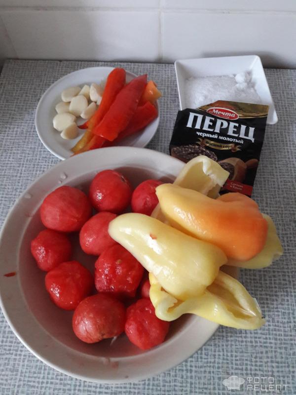 аджика сырая на зиму рецепт с помидорами и перцем и чесноком | Дзен
