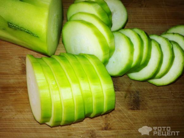 Картофель тушеный с кабачками фото