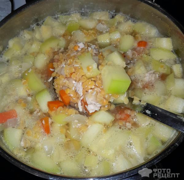 Чечевичный суп-пюре с 12 месяцев для детского питания фото