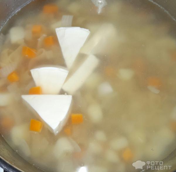 Куриный суп с плавленными сырками фото