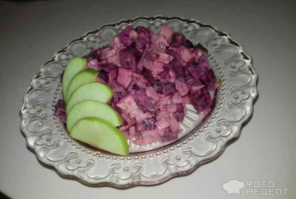 Свекольный салат Зимний фото