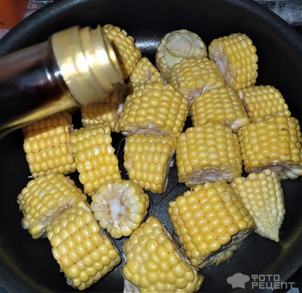 Кукуруза жареная на сковороде