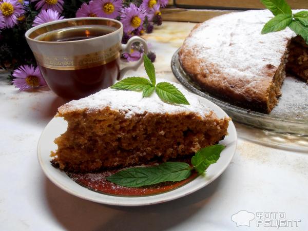 Чайный пирог из заварки и варенья, пошаговый рецепт с фото