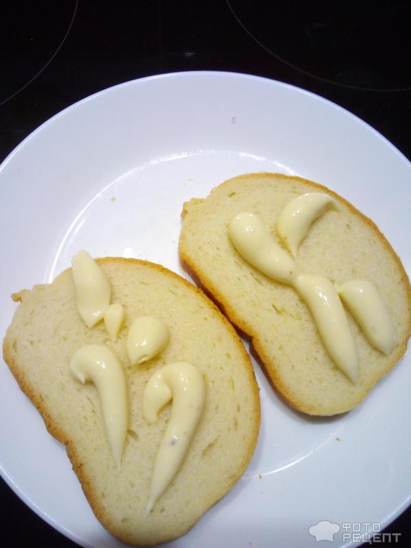 Бутерброд с плавленным сыром фото