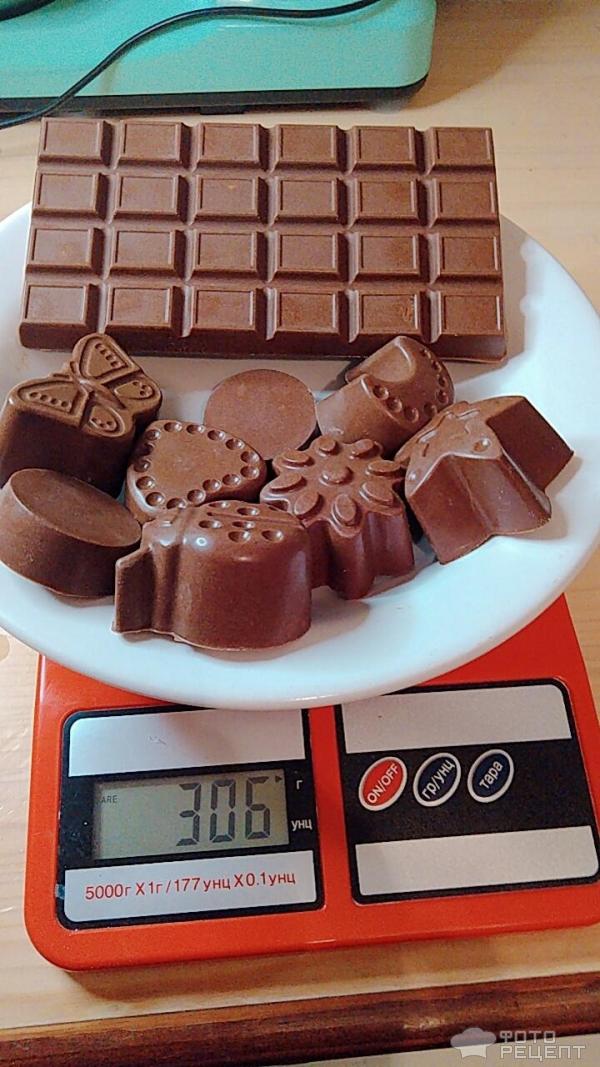 Общий вес шоколада