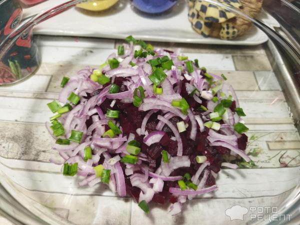 Свекольный салат фото