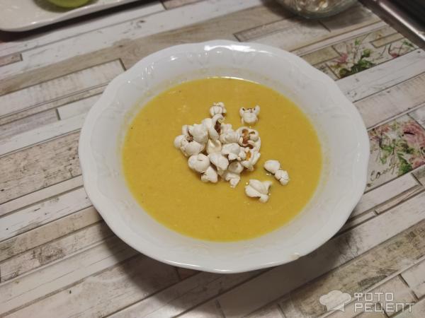 Суп молочный с кукурузой фото