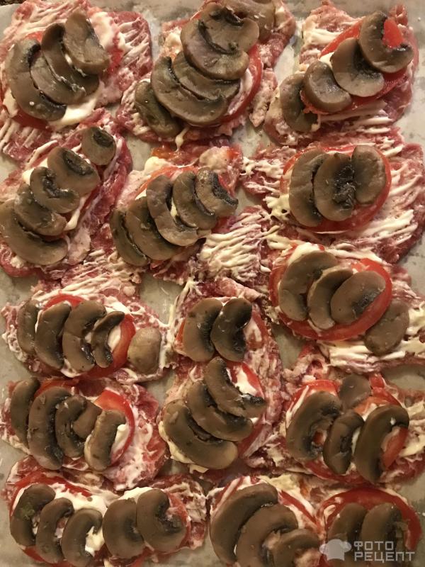 Мясо по-французски со свининой фото