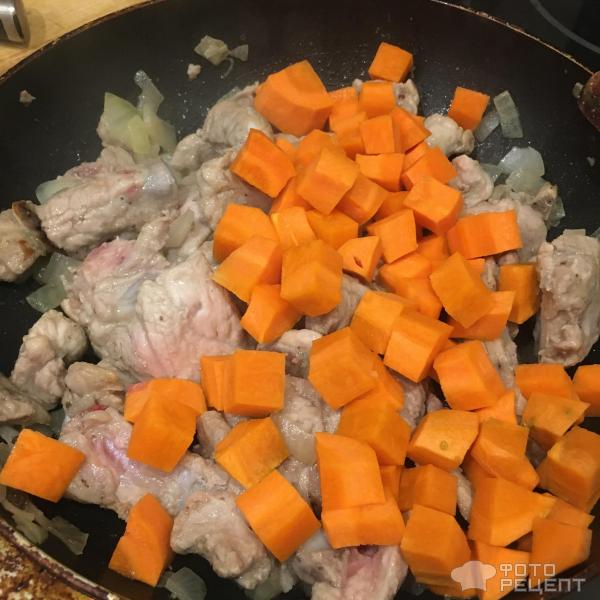 морковь, свинина, рагу, фоторецепт, как готовить