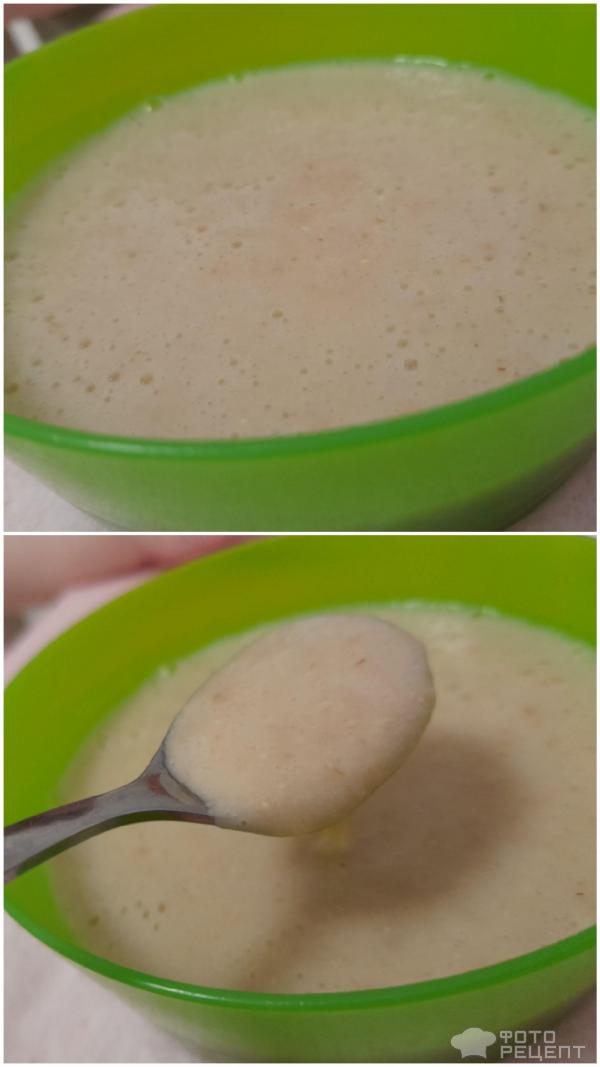 Фруктовое пюре со злаками для детского питания Полезный завтрак с 5 месяцев фото