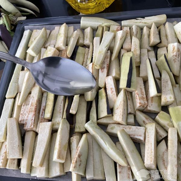 Запеченные баклажаны в пикантном маринаде фото