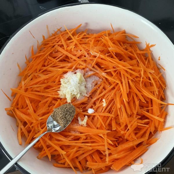 Морковный салат фото