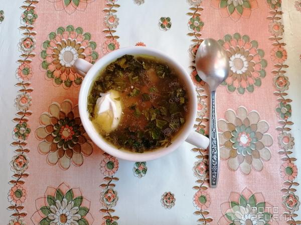 Овощной суп с опятами