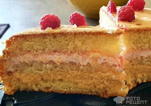 Бисквитный торт с фруктами и сметанным кремом рецепт – Европейская кухня: Выпечка и десерты. «Еда»