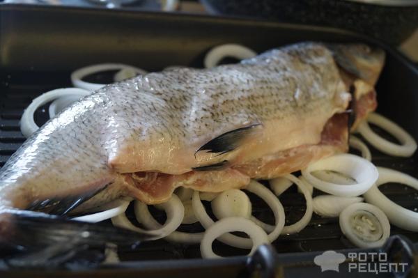 Запеченная рыба сиг в духовке с овощами