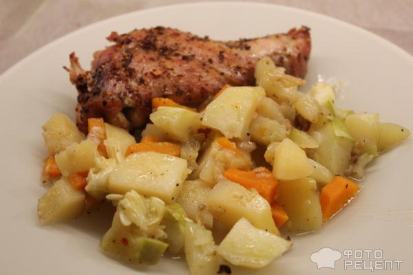 Кролик с картошкой в рукаве рецепт с фото блюда