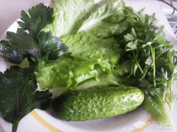 Легкий осенний салат-перекус, не вредит фигуре фото