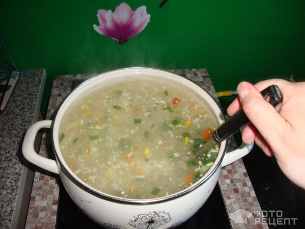 Сырный суп со свининой фото