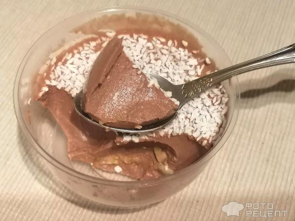 Десерт из ряженки и шоколада фото