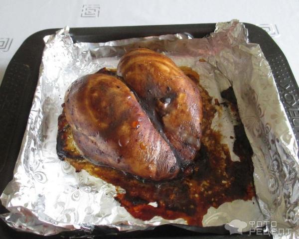 Куриная грудка, запеченная с соусом Терияки фото