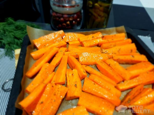 Морковь запеченная со специями в духовке
